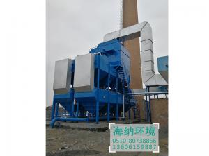 An integrated device for dedusting, desulfurization, denitrification and denitrification